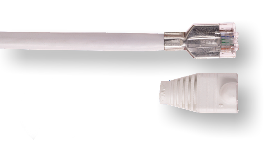 amp Koppling rj45 c6a s/ftp lz sr wh 10,0m