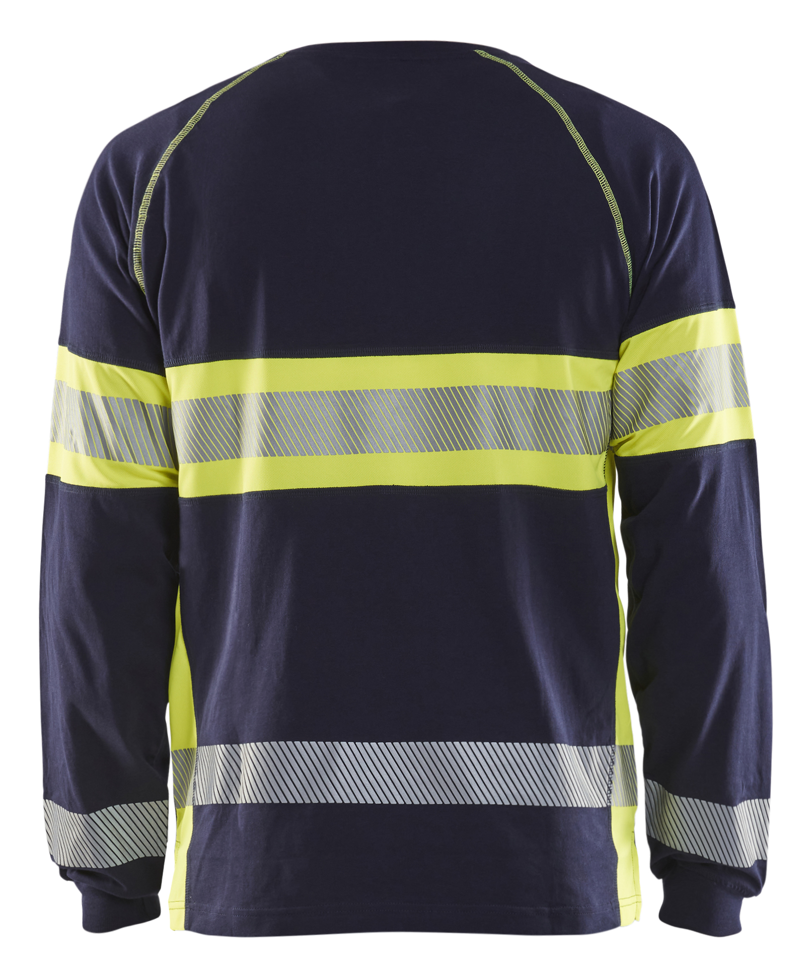 blåkläder T-shirt blåkläder size m navy blue/yellow