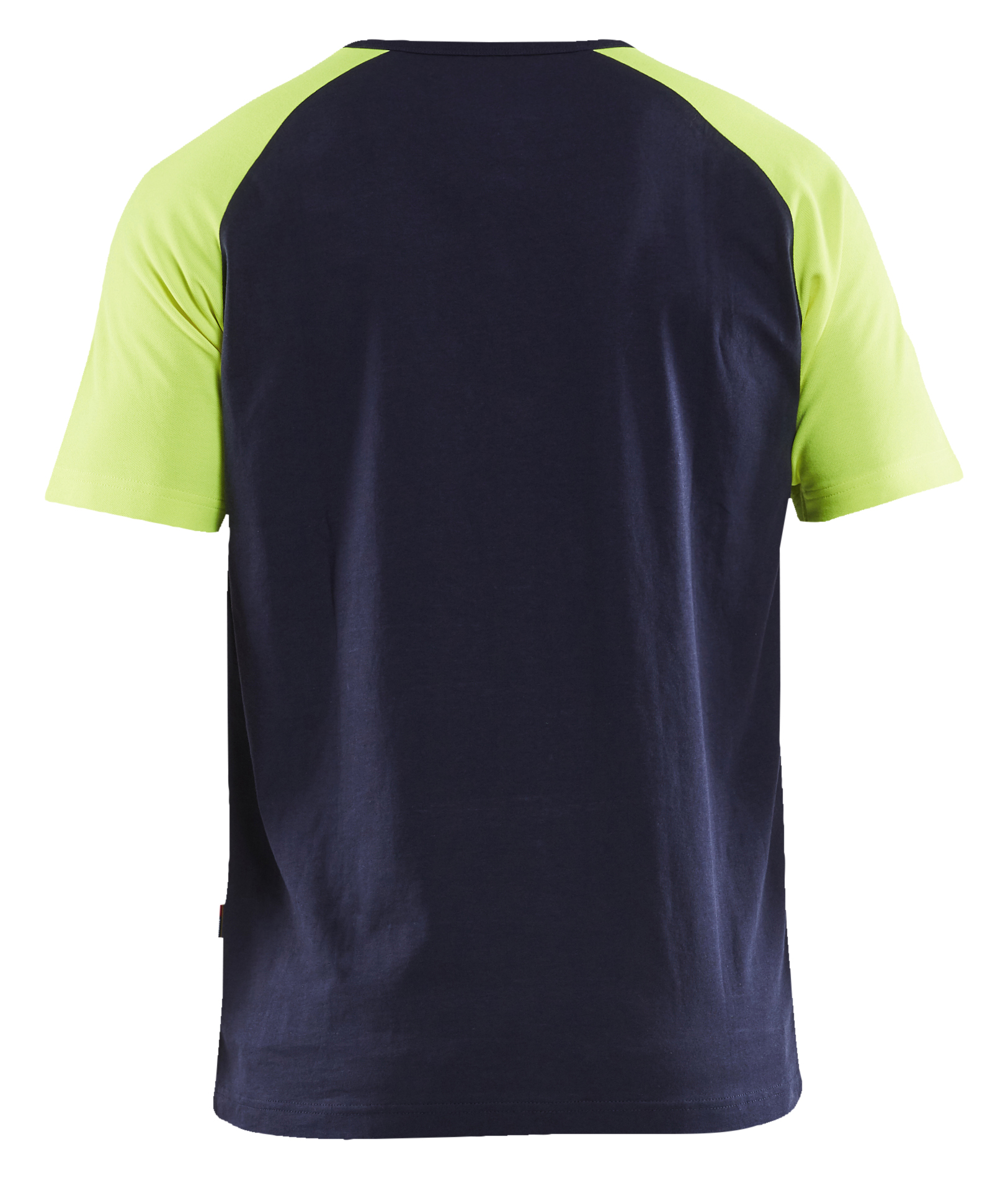 blåkläder T-shirt blåkläder size s navy blue/yellow