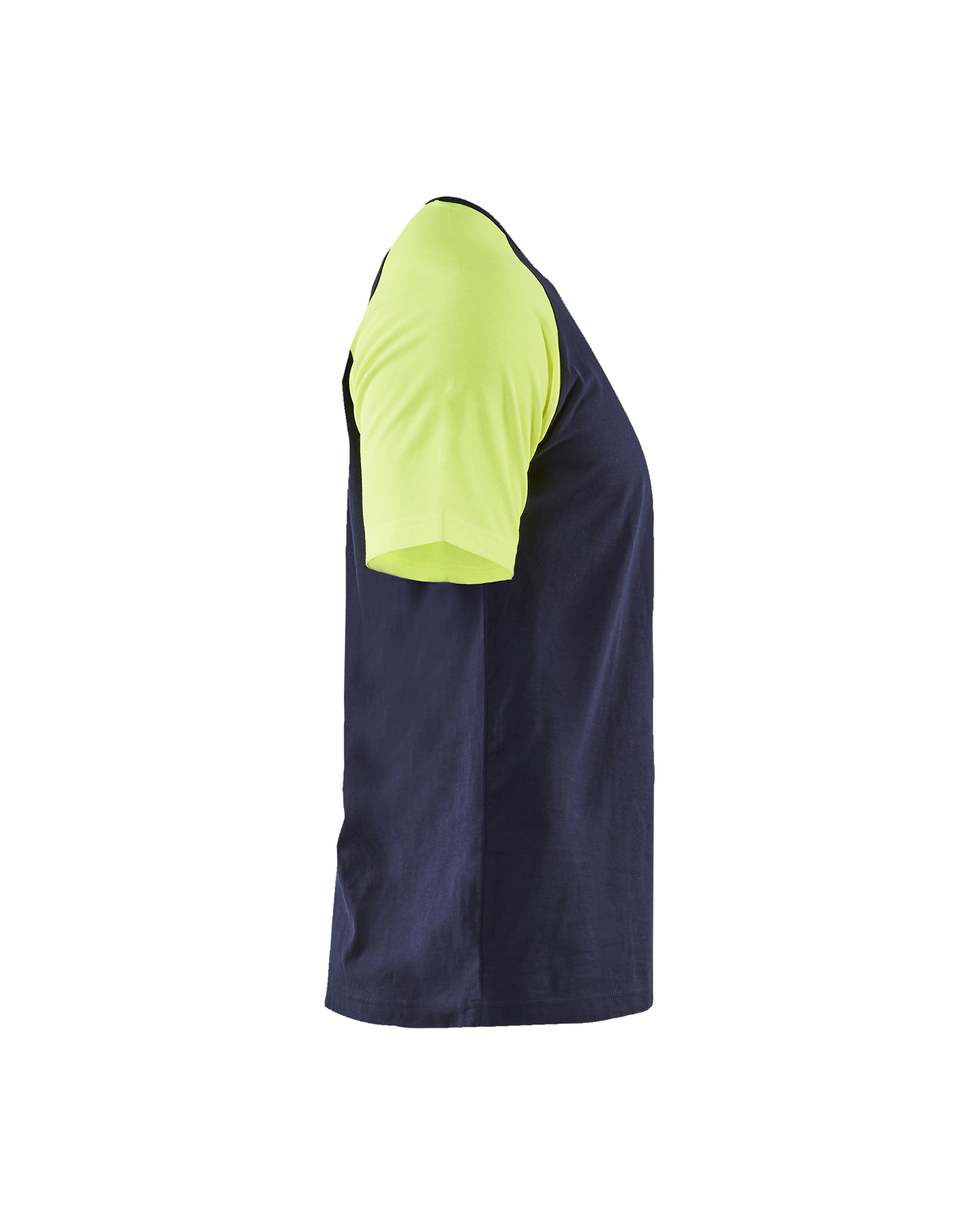 blåkläder T-shirt blåkläder size s navy blue/yellow