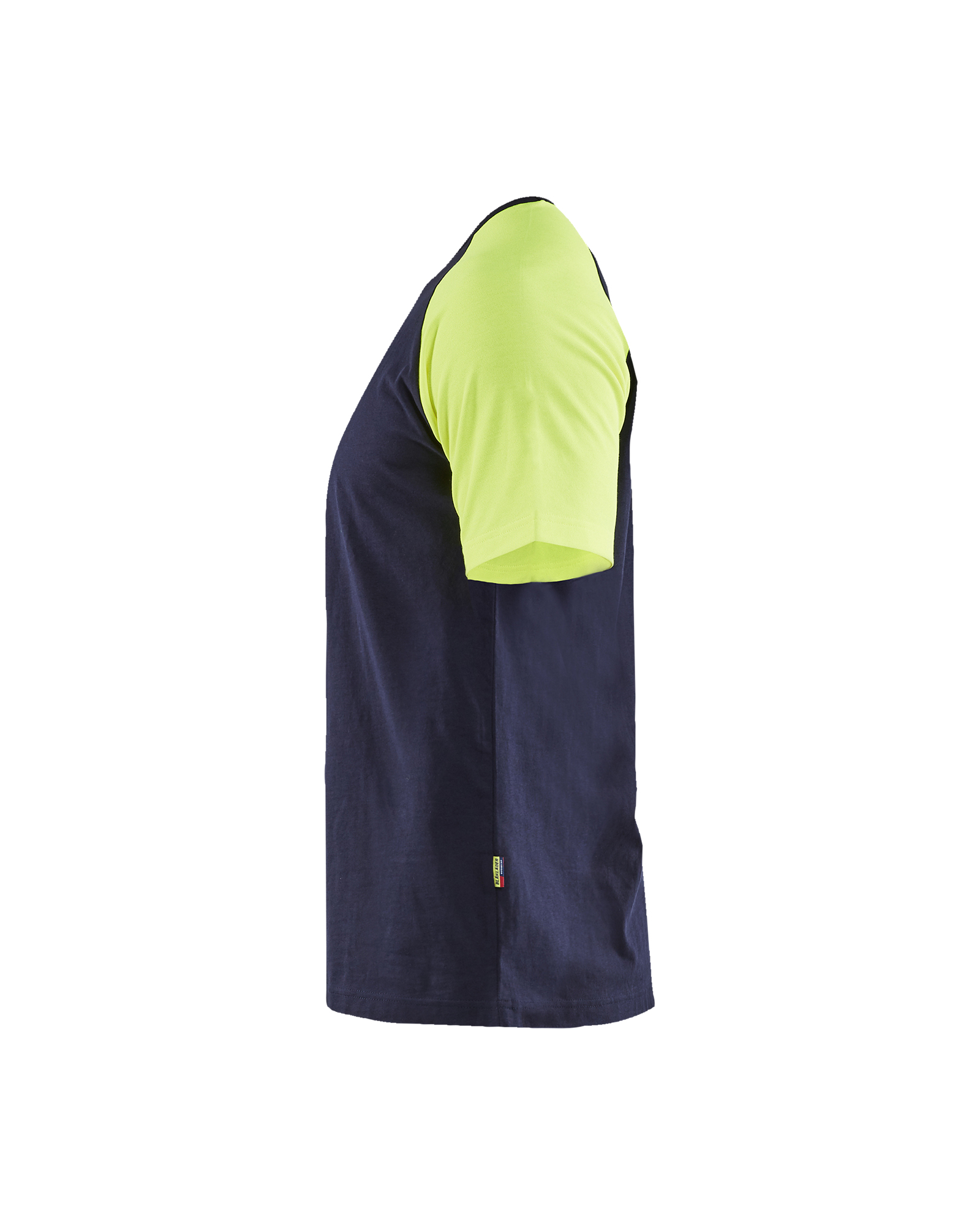 blåkläder T-shirt blåkläder size s navy blue/yellow