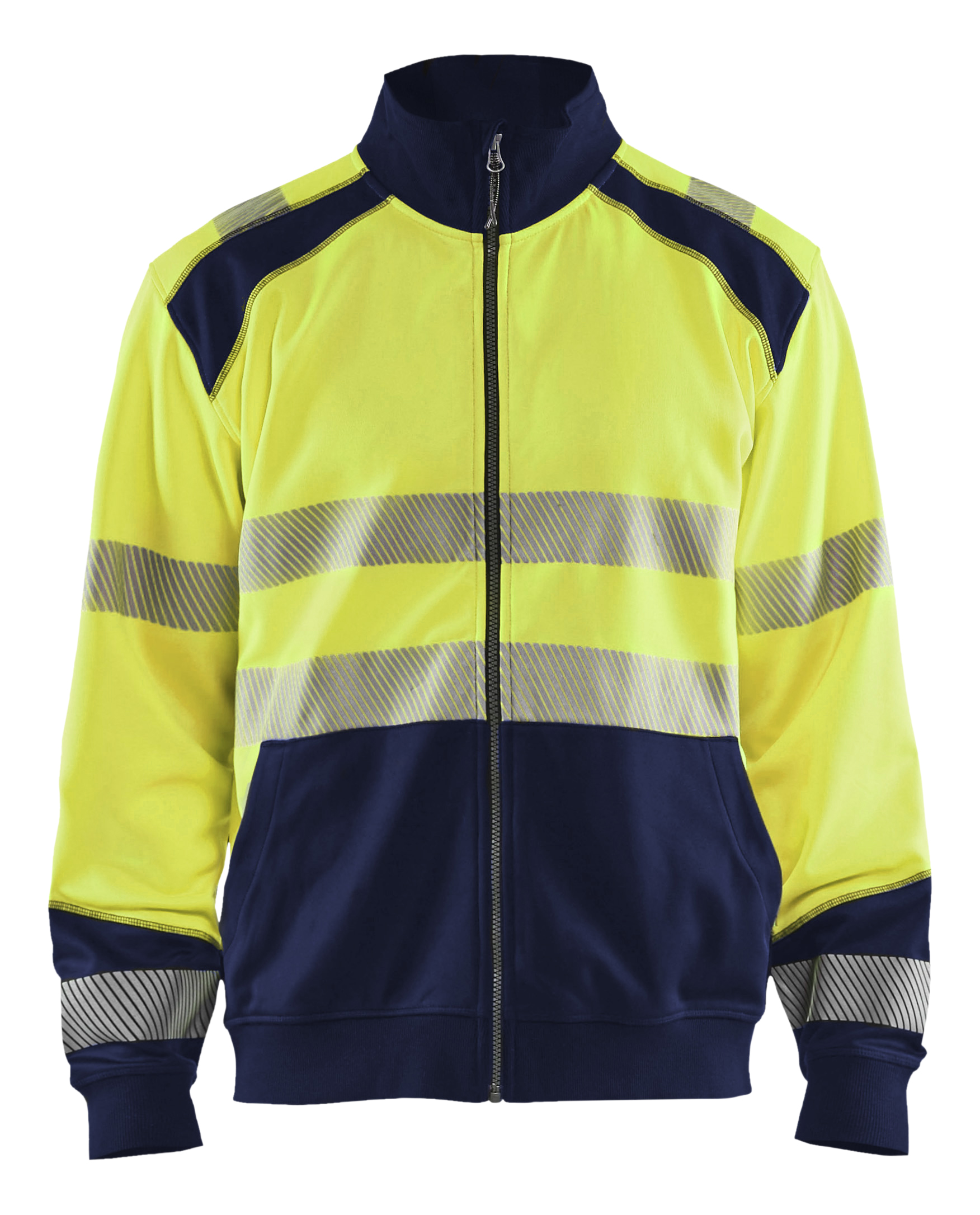 blåkläder Sweatshirt blåkläder size xl yellow/navy blue