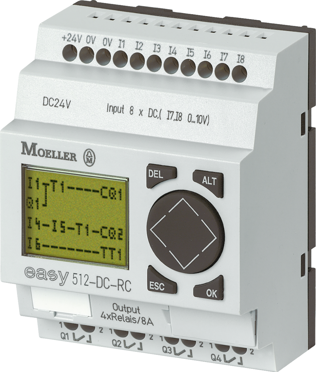 eaton Ohjelmoitava rele easy 512-ac-rcx 230vac 8di 4do