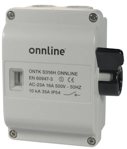 onnline Turvakytkin onnline ontk s316h 7,5kw, 1s, ip54