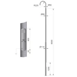Buet Mast 6M Ø60E-R225,Pl160 Lakk