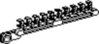 M8 HUNNPLUGG RETT CLIP XZCP0166L10