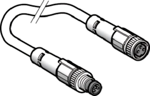 telemecanique Kabel 2m 3pol - m8 han+m8 hun
