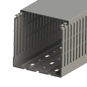 klemsan Slotted trunking klemsan kkc 1001 100x100x2000 pvc grey