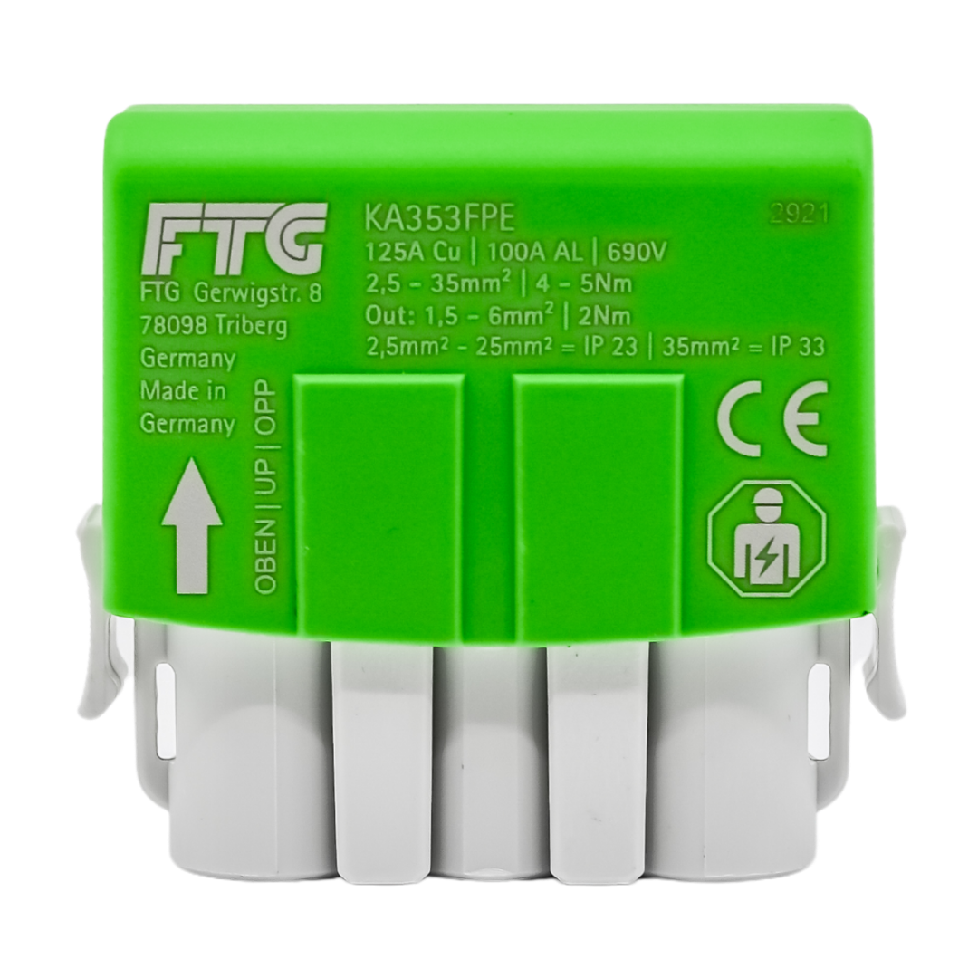 Koblingsklemme KA353 G/G 3x35+1x6 Al/Cu IP33
