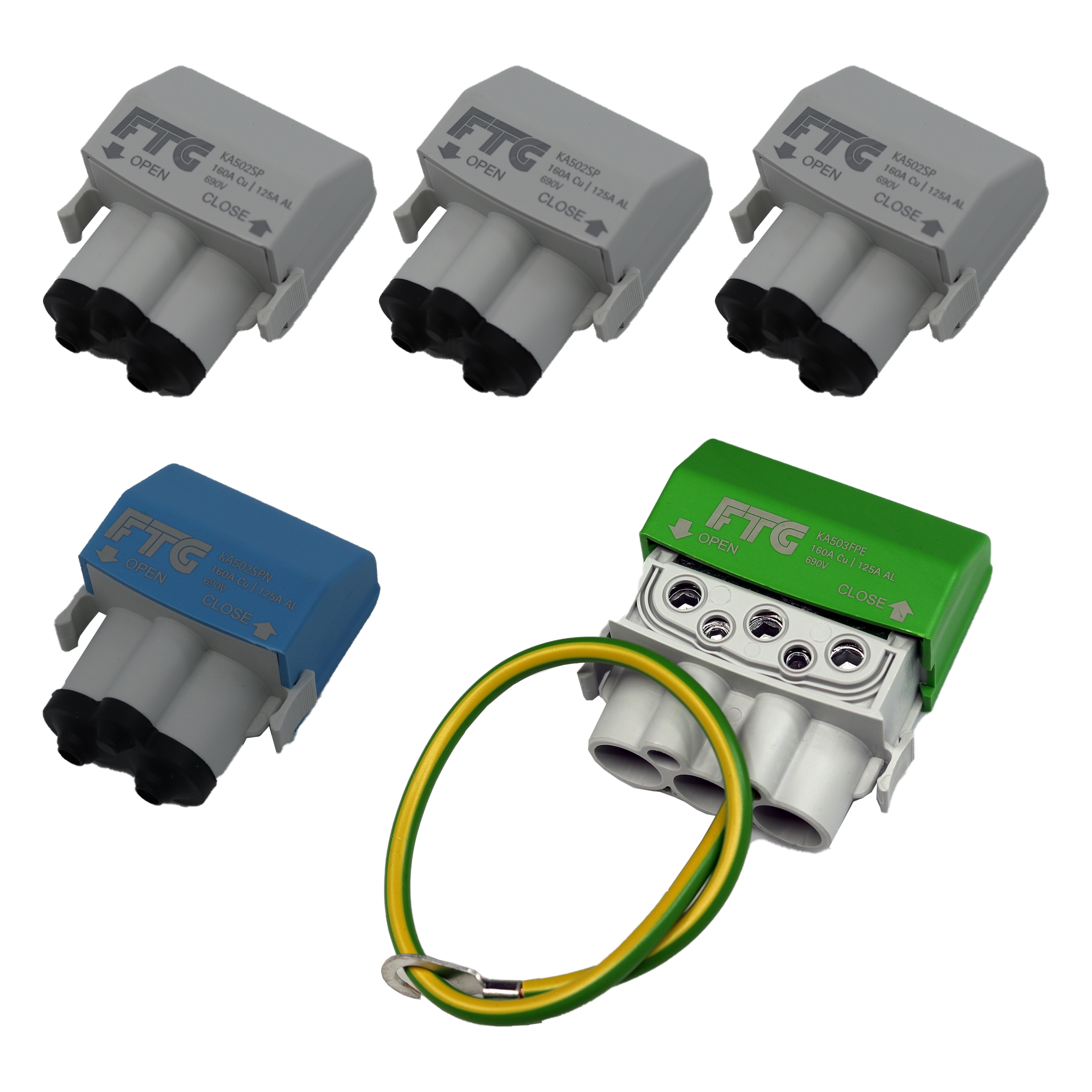 KA502 400V KIT veilys dobbel IP44