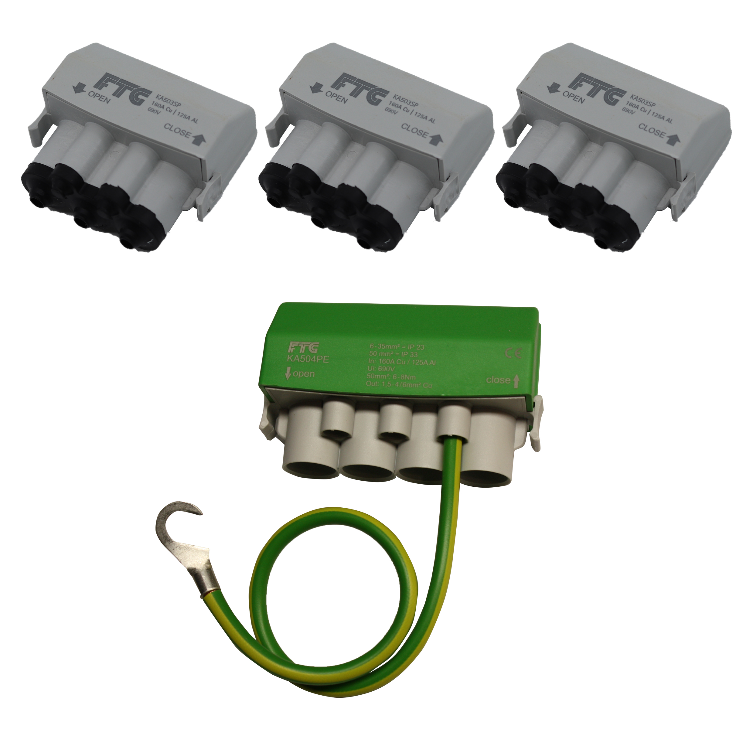 KA503 230V KIT veilys trippel IP44