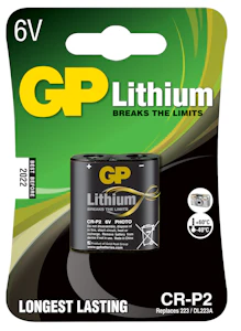 gpbm nordic Batteri crp2-c1 /223ap 6v 1-pakk
