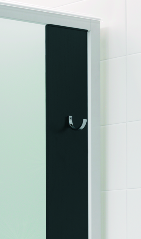 ido Suihkualtaan etulevy ido 0700301 showerama musta 80x90