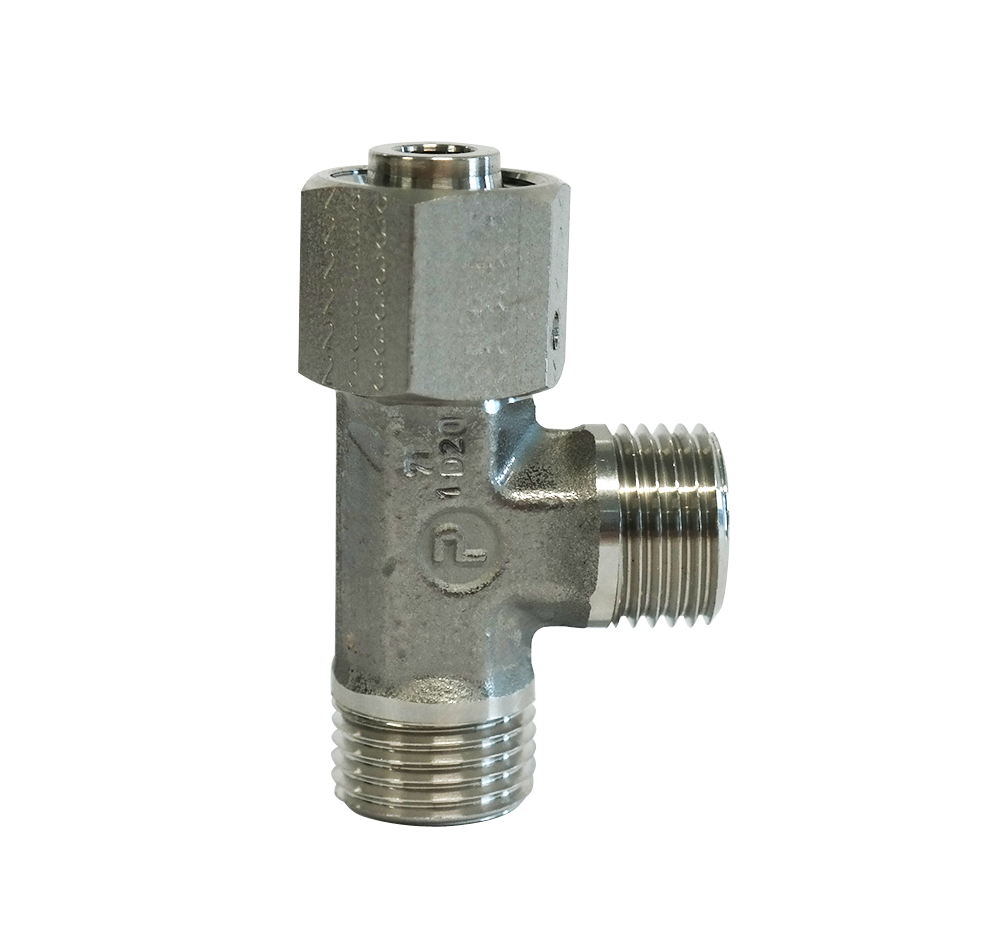 ermeto El adj. swivel run tee ermeto el10somd71
