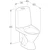 ido Wc-istuin ei kantta ido 3821301101 seven d iso jalka
