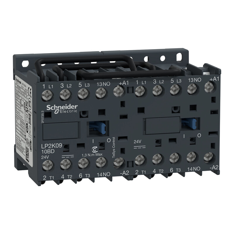 SUUNNANVAIHTOKONTAKTORI TESYS LP2K0910BD 9A 3S 1S+1S 24VDC