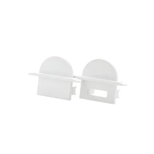 sg armaturen Stripline endedeksel rund kit innf. hvit