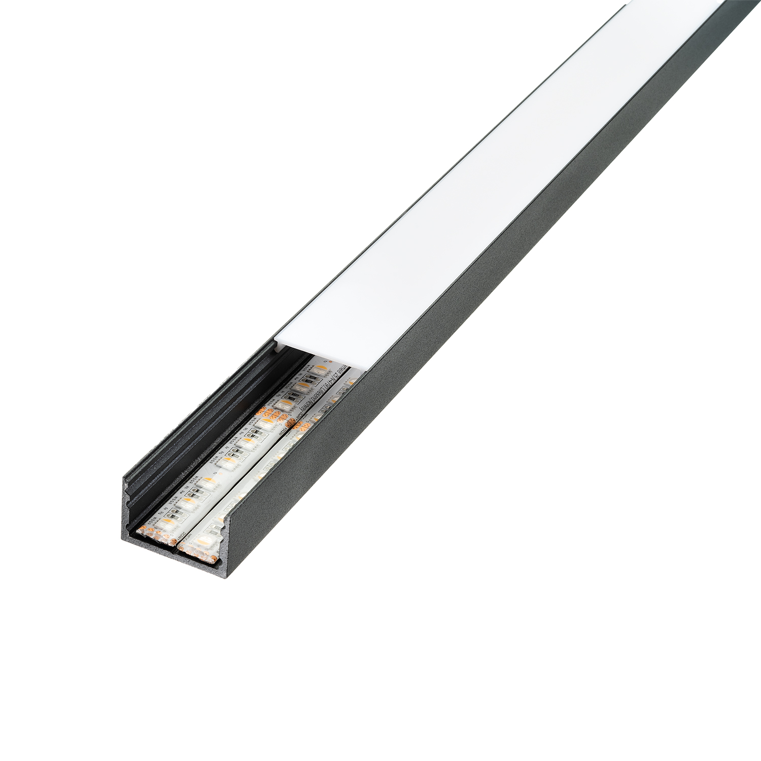 STRIPLINE PROFIL UTENPÅL DB 1,8m SORT