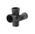 pro Db kaksoishaarayhde silentpro 90x75x90x87,5 pp-mx vasen