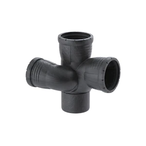 pro Db dubbelt grenrör silent-pro 110x75x90x87,5 pp-mx höger