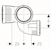 pro Db kaksoishaarayhde silentpro 110x75x110x87,5 pp-mx vasen