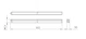 philips Runkovalaisin ledinaire batten bn013c led10s/840 l600