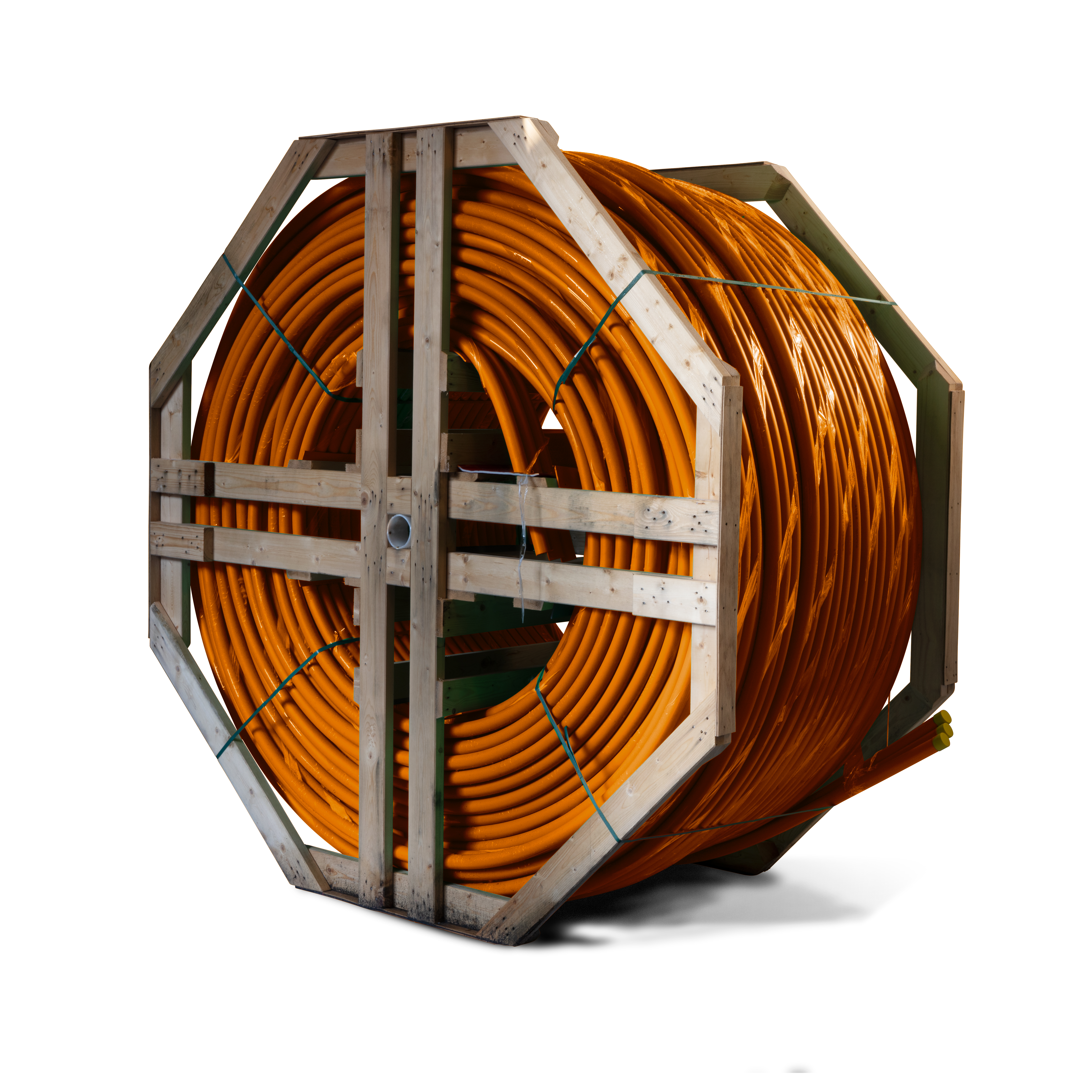 DL FIBERRØR ORANSJE VEI 3x40MM 500M