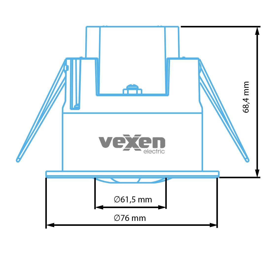 vexen Kustības sensors alio 360° d8m ip20 1200w z/a balts