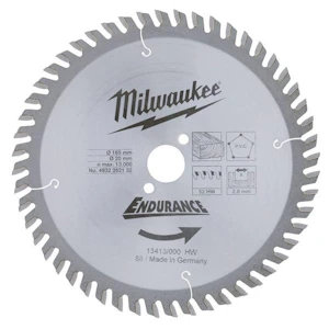 milwaukee Cirkelsågklinga 165/20/52t 2,8 4932352132