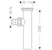 hansgrohe Bottle trap 53997000 inlet tube with h