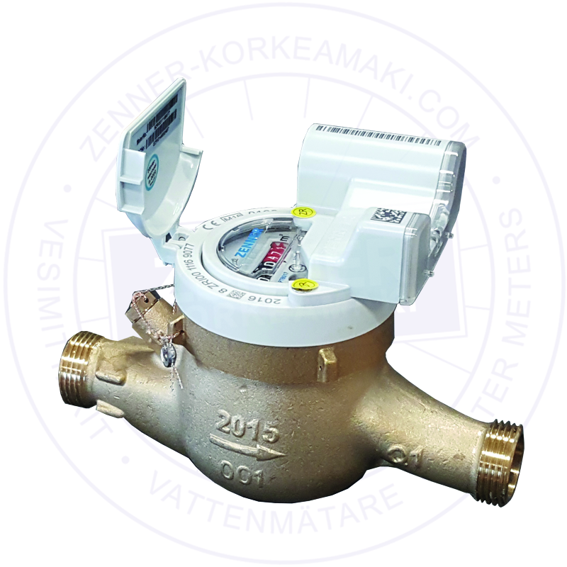 zenner-korkeamäki Cold water meter zenner dn20/130 mtkde wmbus q3=2,5 m3