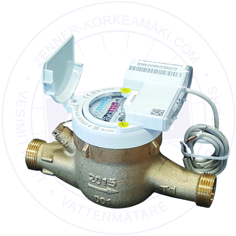 zenner-korkeamäki Cold water meter zenner dn20/130 mtkde mbus q3=2,5 m3