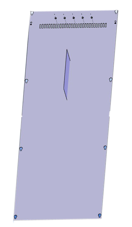 laukamo Cabinet accessory baseplate for cabinet k00/1200