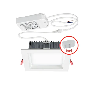esylux Downlight elsa sq 125 12w 840 op dali cb