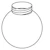 i-valo Glass diffuser 8162-150 spiral 85mm