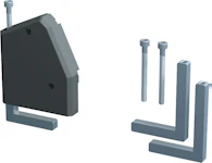 BRACKET UP TO 50MM DESK 1, MAX 50MM