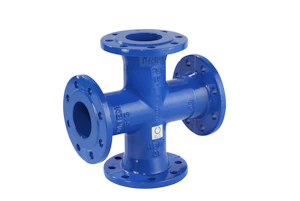 undefined Ķeta krustgabals ar atloku dn150x150 pn10