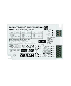 osram Elektroninen liitäntälaite qtp-t/e1x26-42,2x26/220-240v