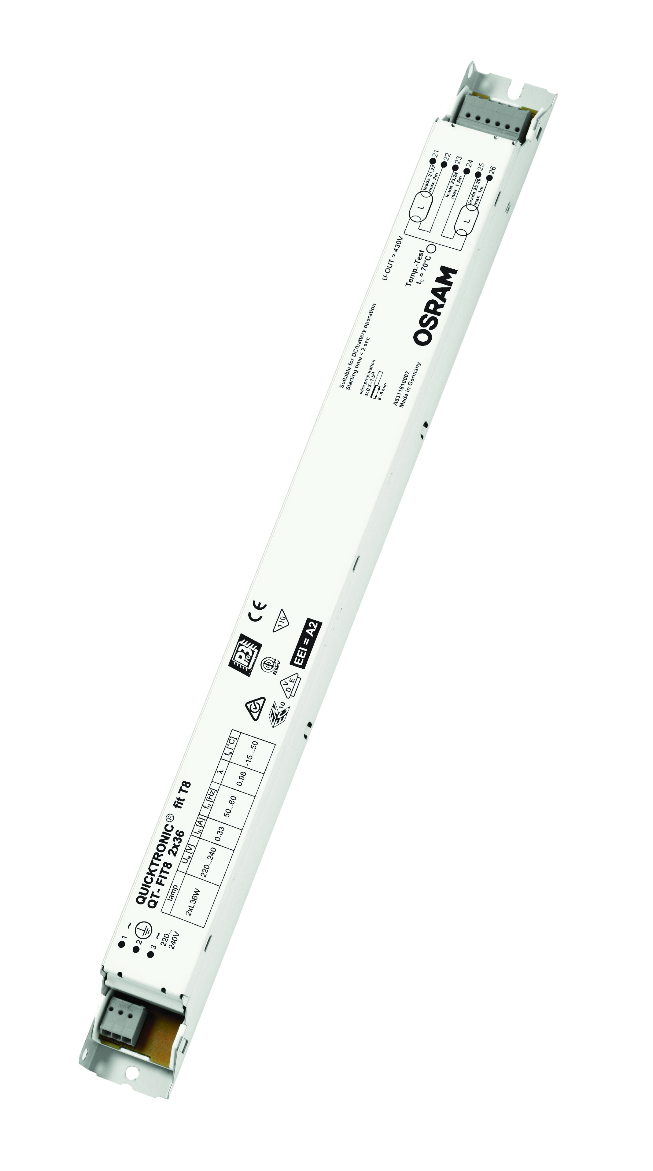 QT-FIT8 2X36W