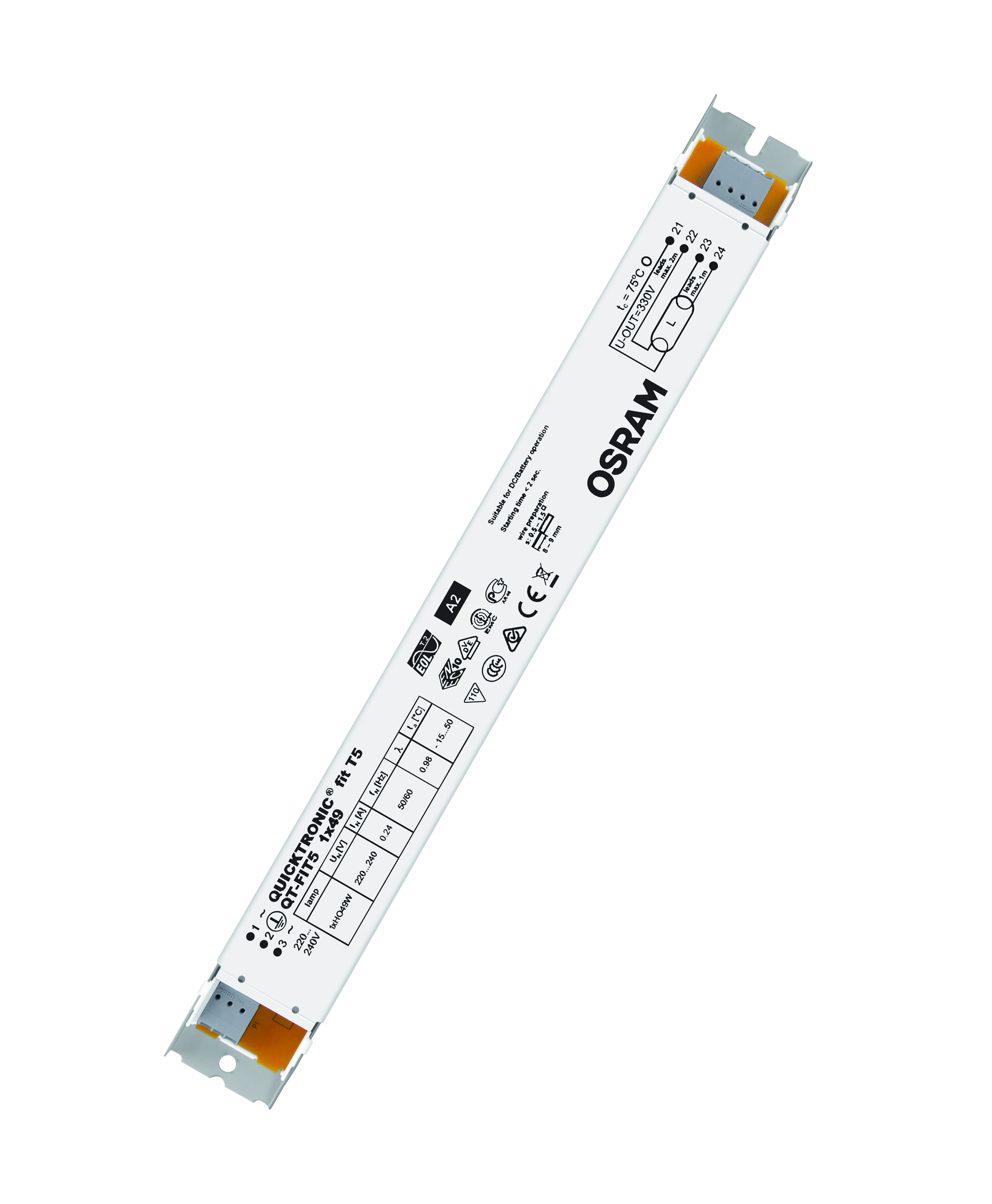 osram Elektroninen liitäntälaite qt-fit5 1x49/220-240
