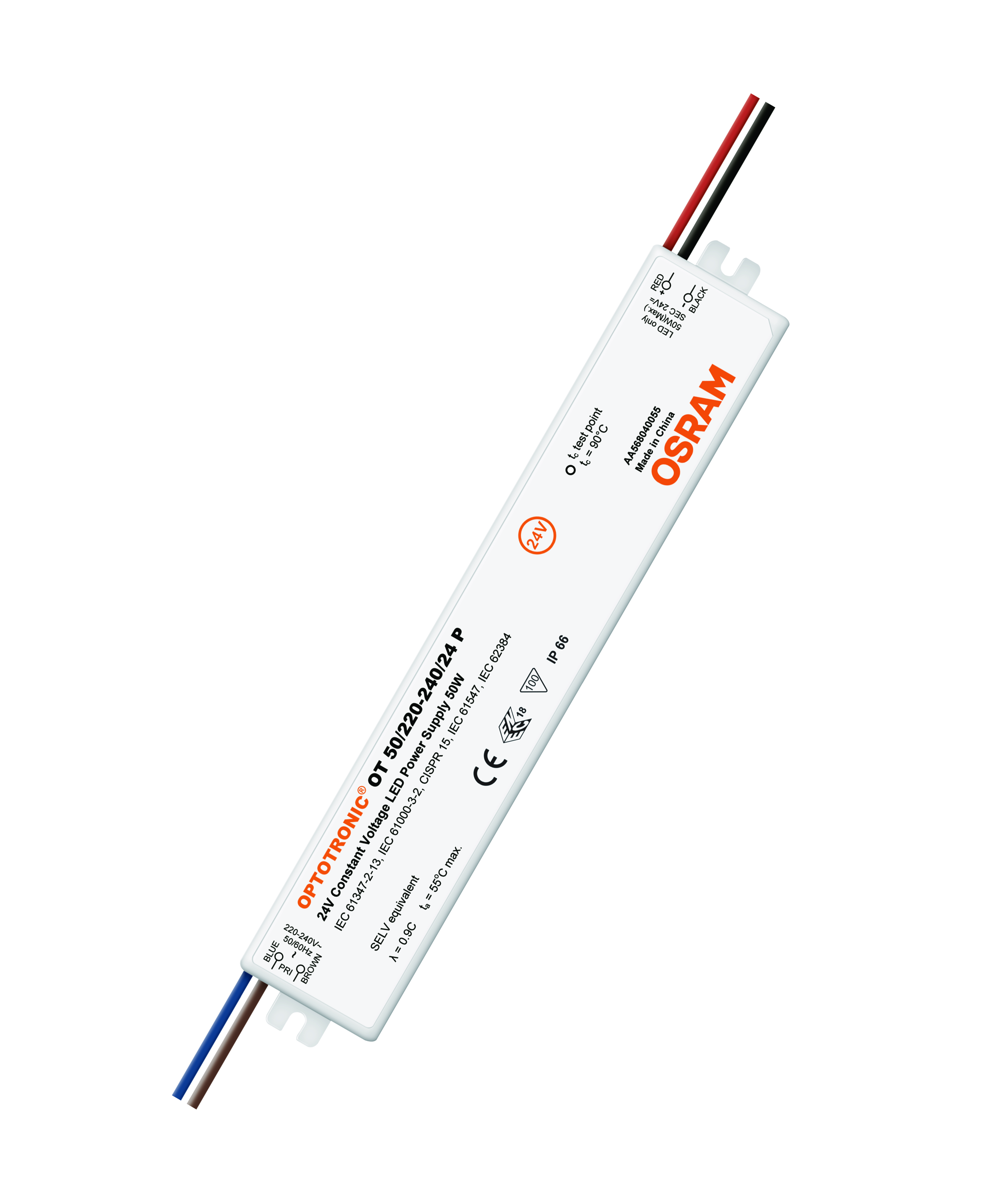 osram Elektroninen liitäntälaite ot 50/220-240/24 p