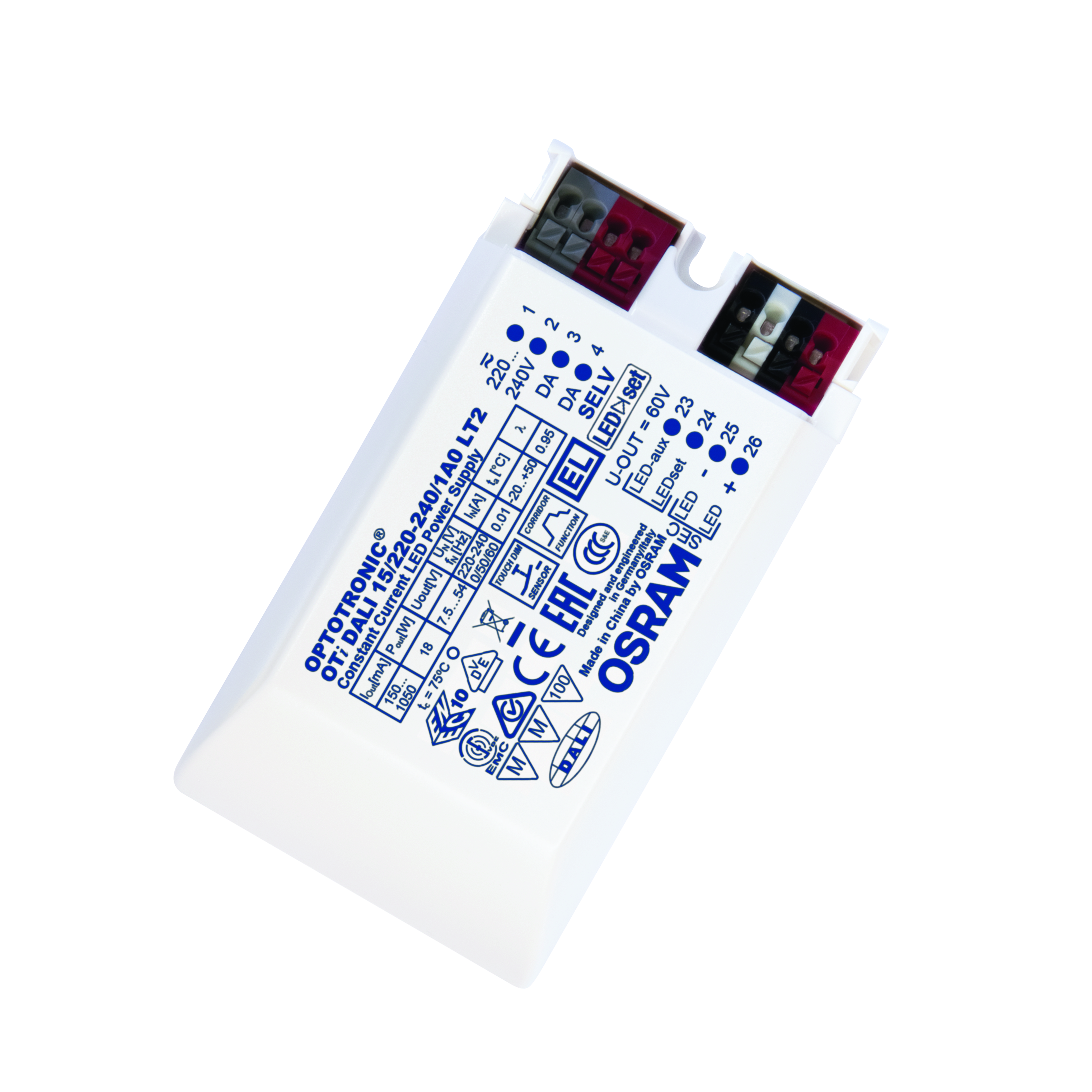 osram Led-liitäntälaite oti dali 15/220-240/1a0 lt2