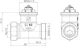 oras Radiator valve straight oras 443015 stabila pro 1/2