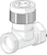 oras Radiator valve straight oras 443015 stabila pro 1/2