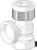 oras Patteriventtiili kulma oras 443120 stabila pro 3/4
