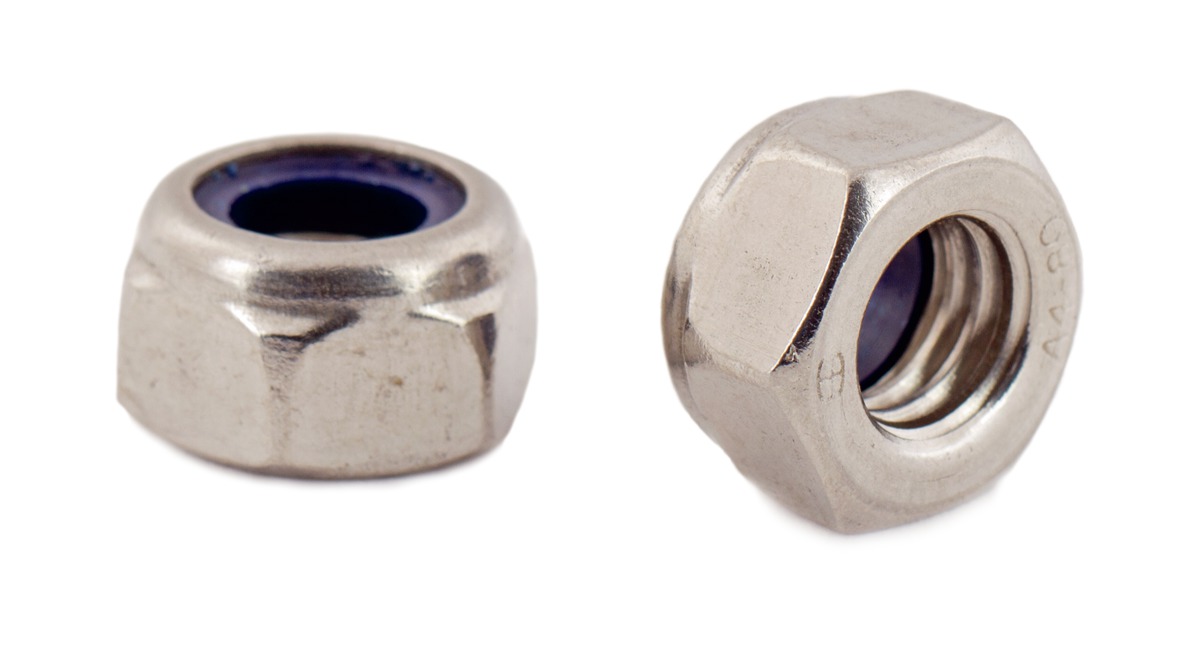 Låsemtr nylonring D985-A4-80-Voks M5 6kt