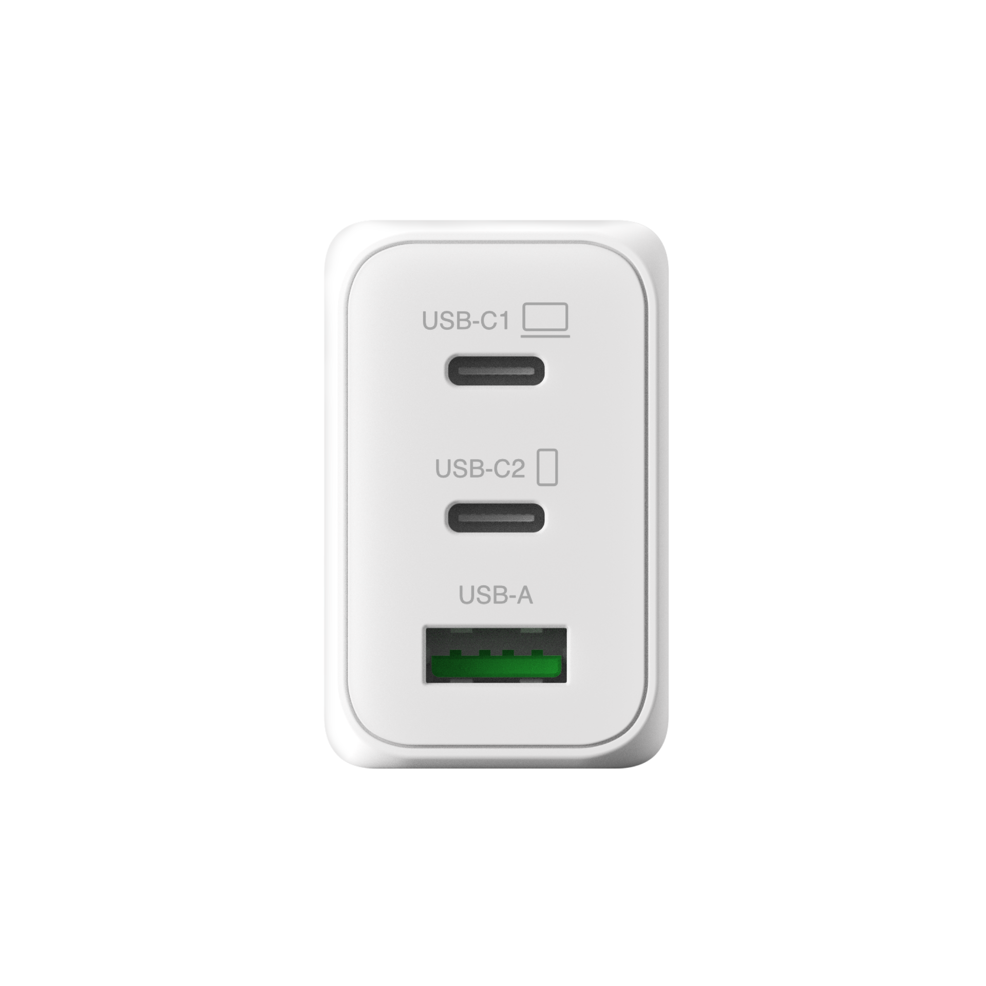 gp Seinälaturi usb gan 65w gm3b 2xusb-c + 1xusb-a portti