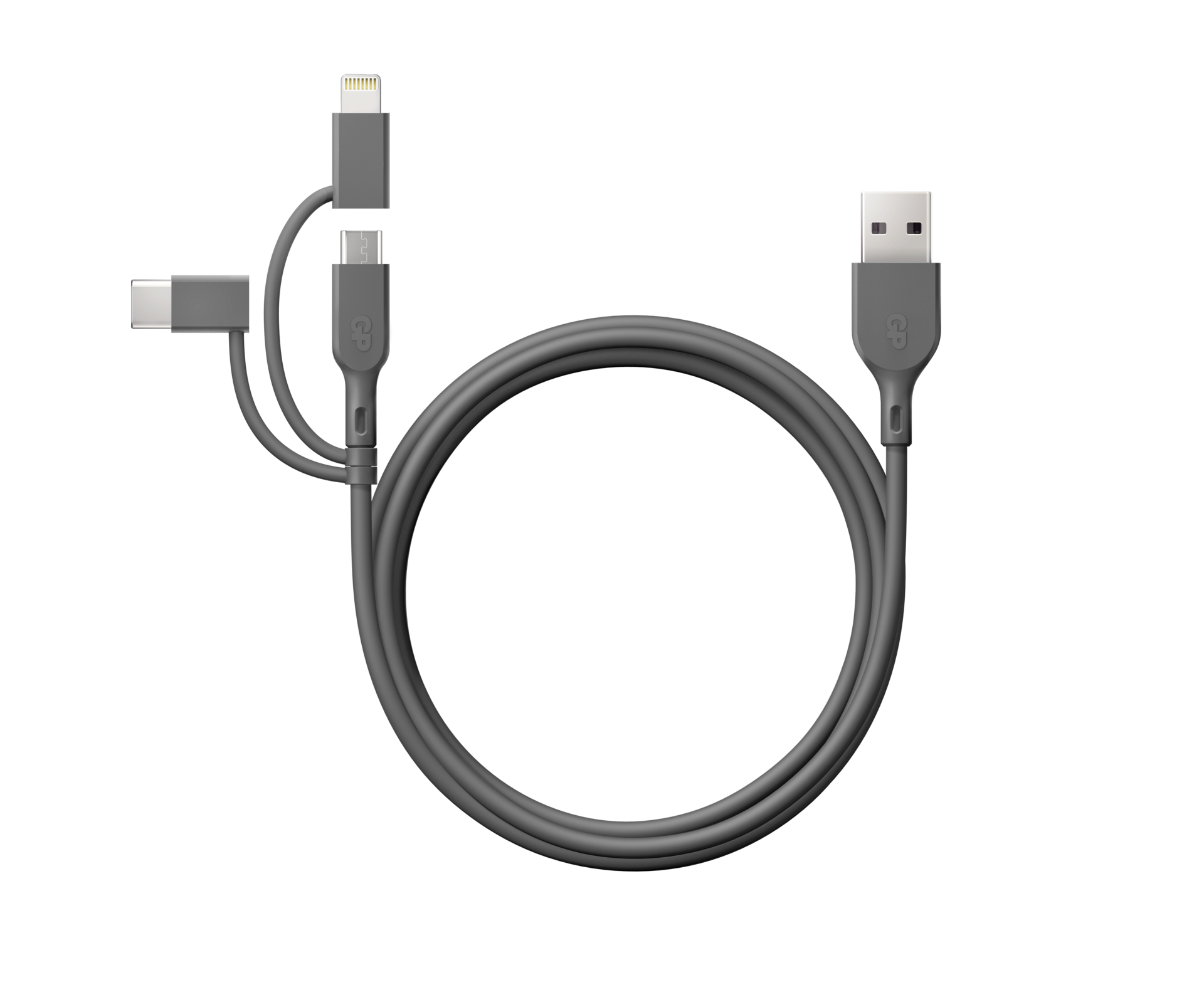 USB-KABEL 3-IN-1 1M CY1N A TILL C + MICRO-USB + LIGHTN.