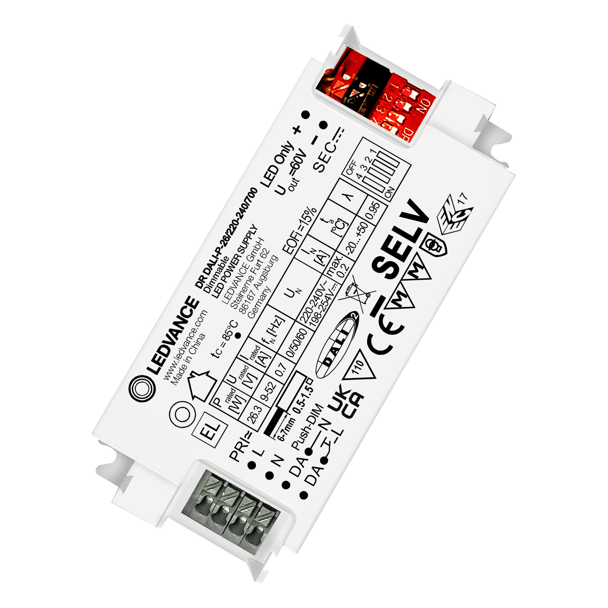 TOITESEADE PERFORMANCE 26W 220-240/700 DALI