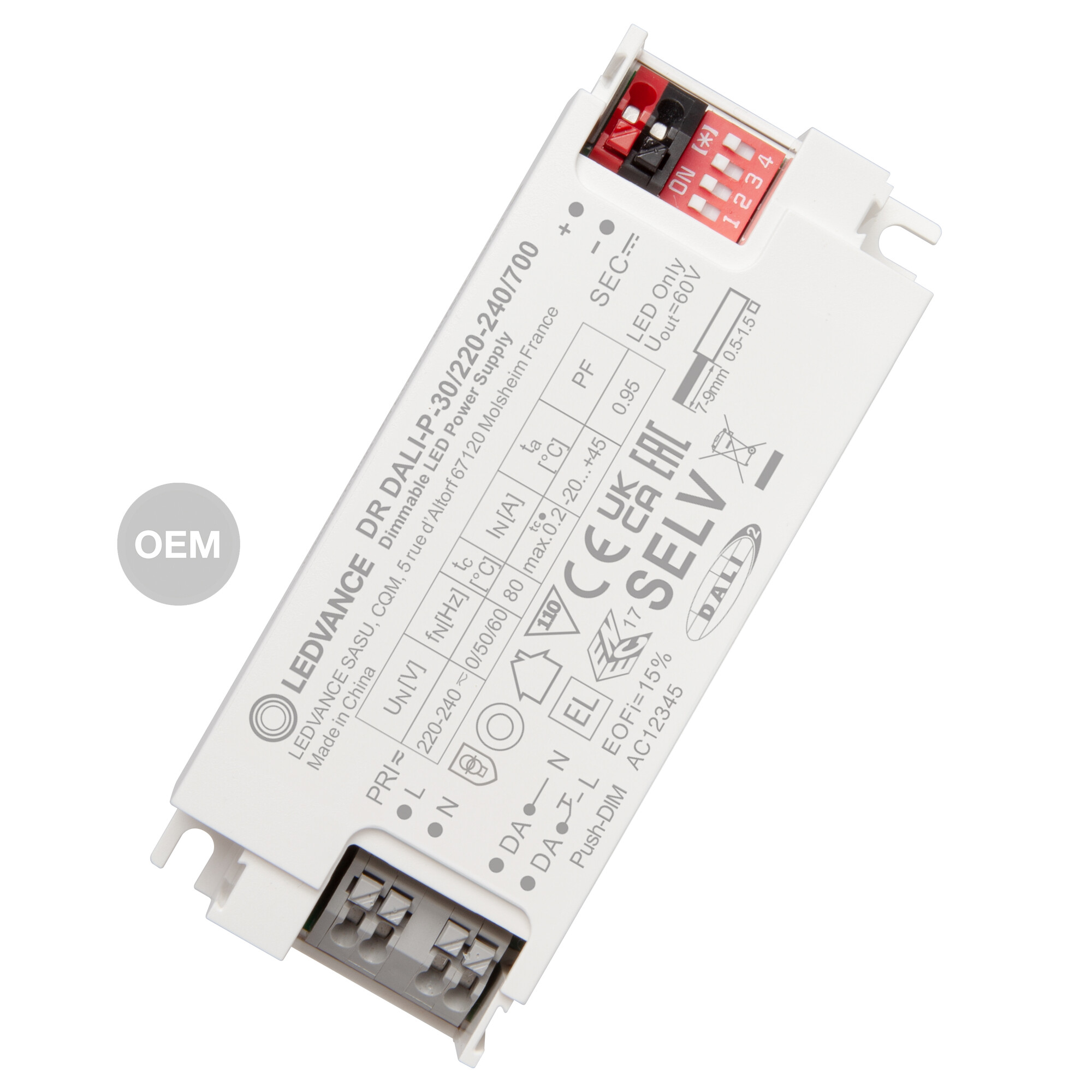 LED Driver DR DALI-P 30/220-240/700 OEM Gen3